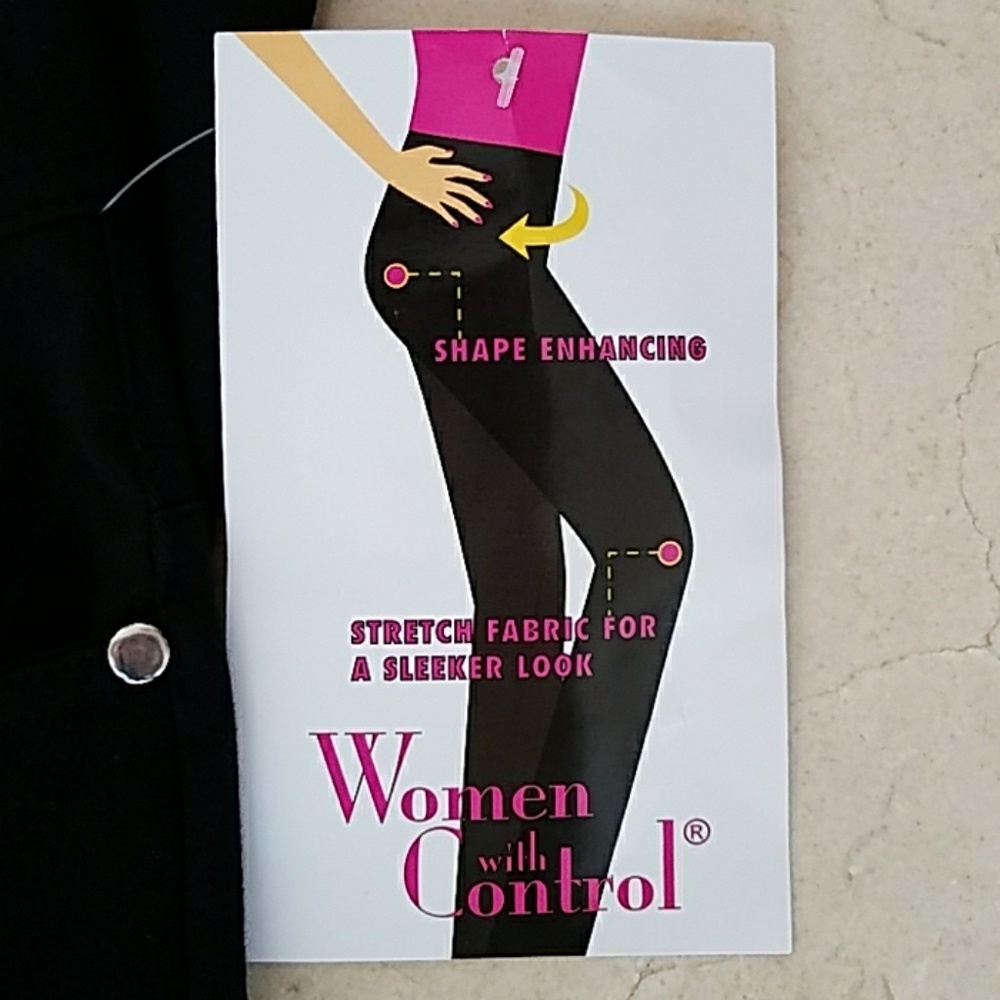 New Black Pants size 3XP Women with control brand. - Picture 3 of 8